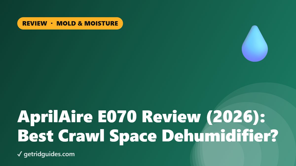AprilAire E070 Review (2026): Best Crawl Space Dehumidifier?