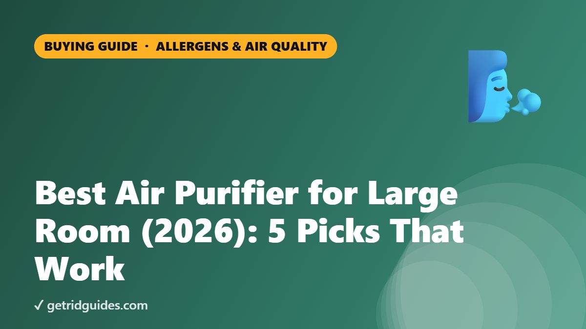 Best Air Purifier for Large Room (2026): 5 Picks That Work