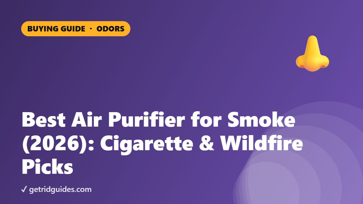 Best Air Purifier for Smoke (2026): Cigarette & Wildfire Picks