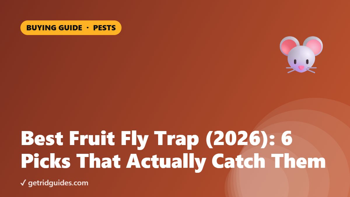 Best Fruit Fly Trap (2026): 6 Picks That Actually Catch Them
