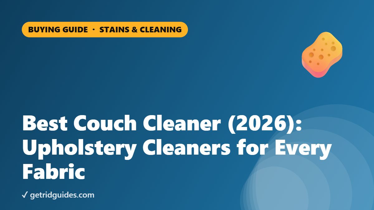 Best Couch Cleaner (2026): Upholstery Cleaners for Every Fabric