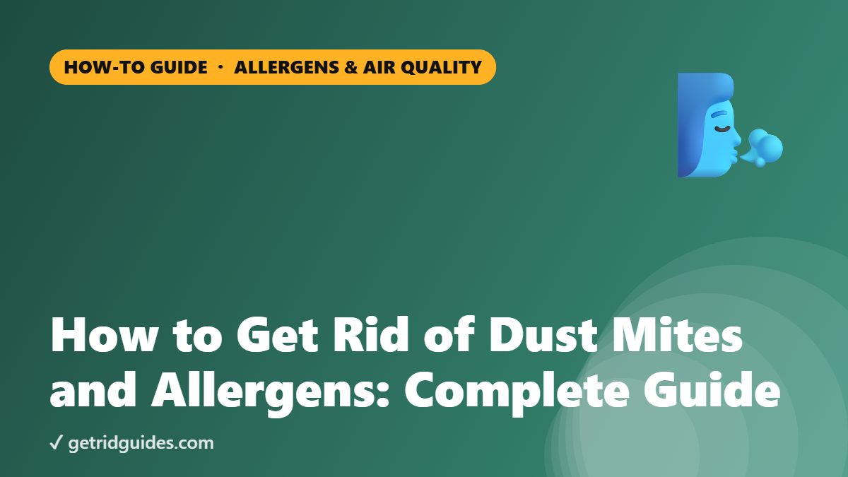 How to Get Rid of Dust Mites and Allergens: Complete Guide